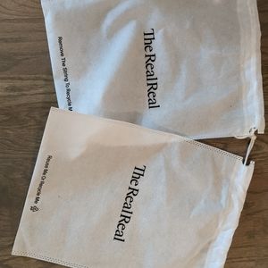 TheRealReal dustbags - two